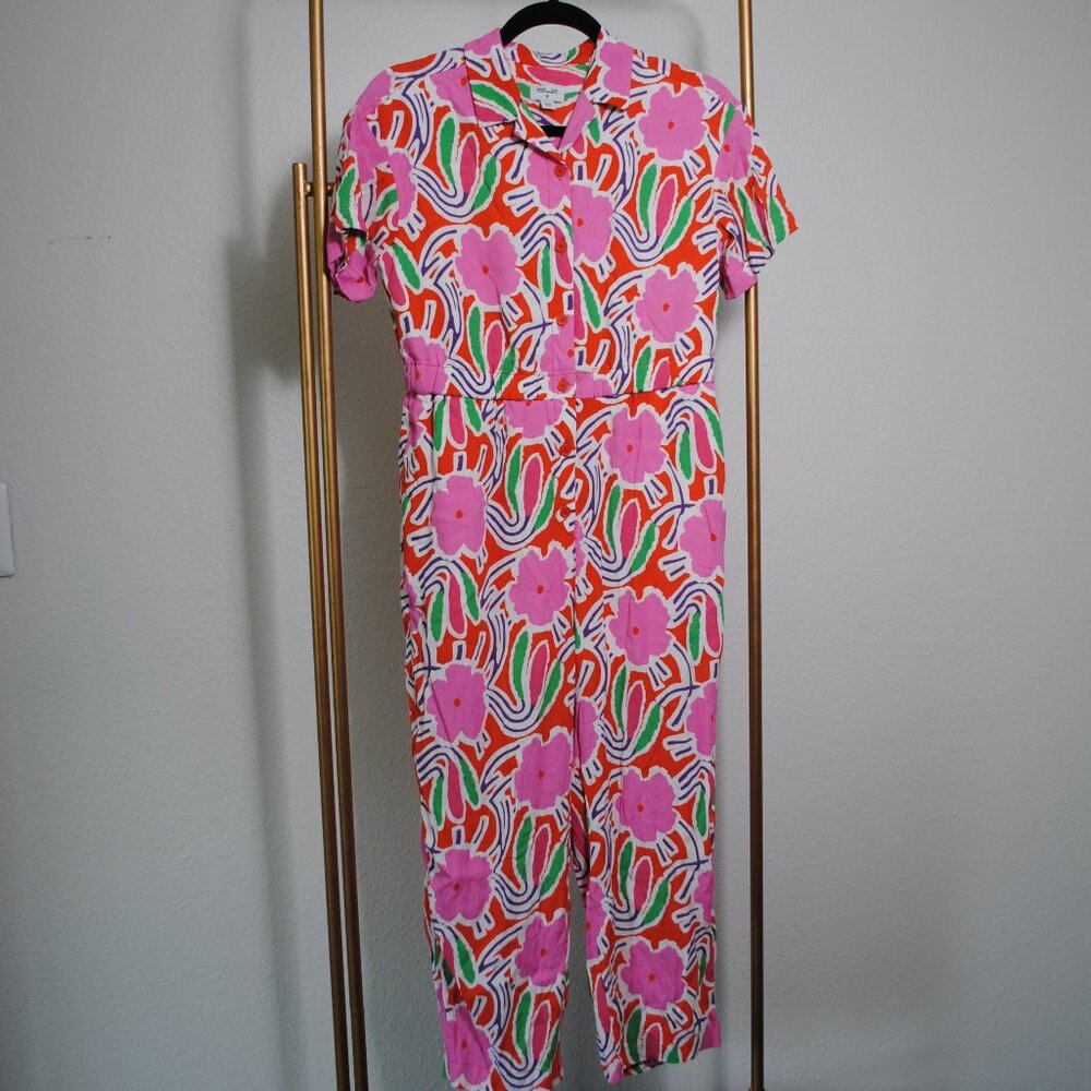 Diane Von Furstenburg Pink Patterened Jumpsuit